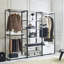 32" Walk-In Closet: Metal Frame, One Shelf, Deep Storage, To Water, Heat, Stains, Scratches Closet With - For Bedroom