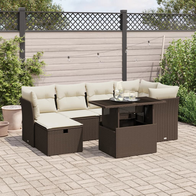 Ensemble de canapé de jardin Vidaxl