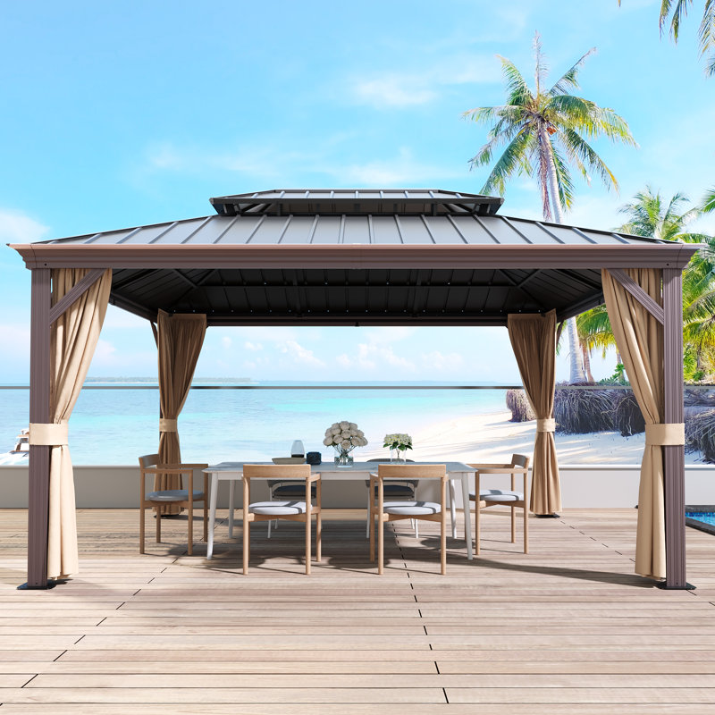 Aluminum Patio Gazebo, 192" x 144"