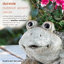 Pot de fleurs statue magnesia grenouille Willacoochee