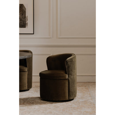 Chaise pivotante Dane avoine