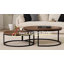 Nesting Coffee Tables, Set of 2 with 80cm & 60cm Round Tops, Steel Frame Fast Dispatch From UK Warehouse – Dispatched Within 2 Days-572747606