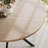 Round Dining Table For 4 Farmhouse Wood Kitchen Table Circle Dinner Table For Kitchen & Dining Room Natural Oak