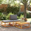 Shimer Square Outdoor Chat Table , 65cm cm W 65cm cm D