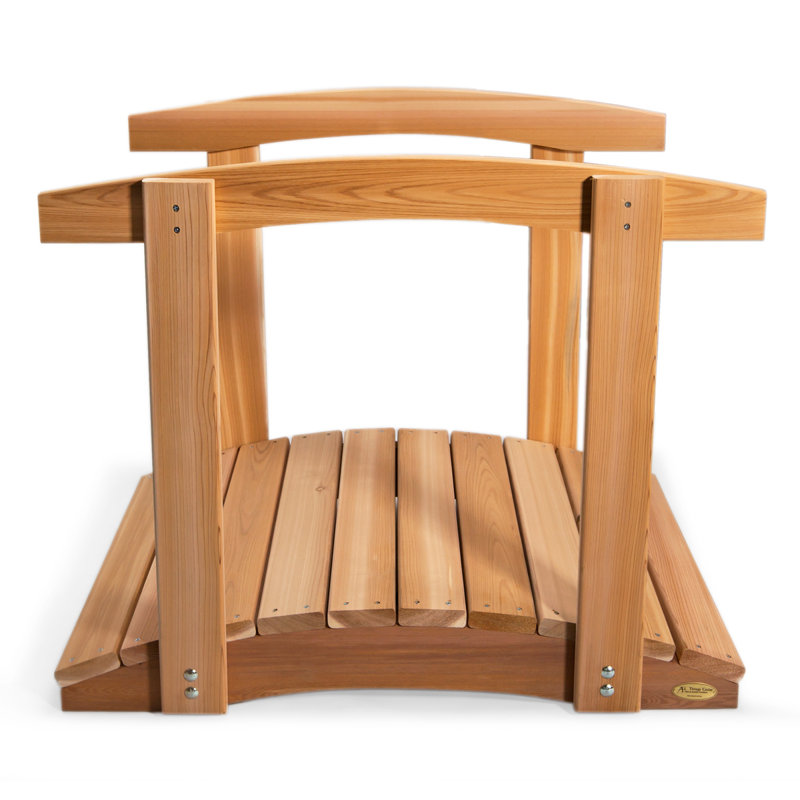 Pont de jardin avec rails latéraux Cuadra, 36 po
