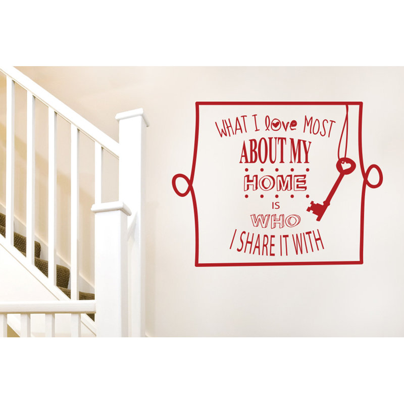 Wall Decal, Large, Dark Red