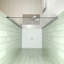 Porte de douche pliante sans cadre 36 "- 37 3/8" x H 72 "avec verre trempé transparent 1/4" (6mm)-108979071