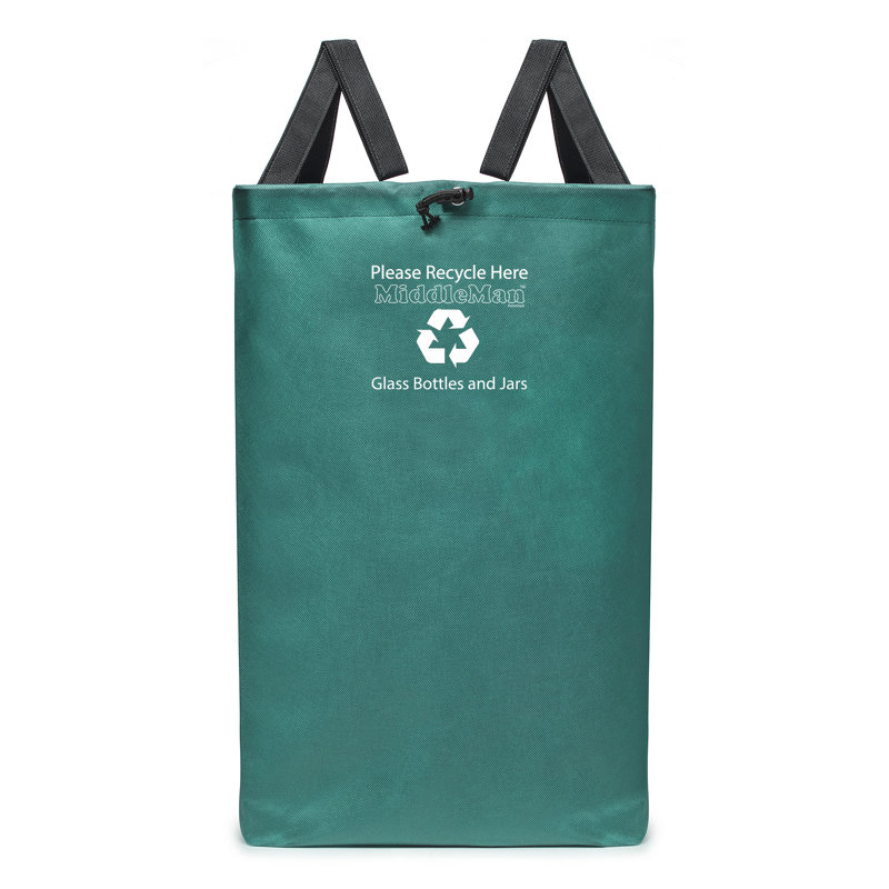Labelled Recycling Bag with Handles