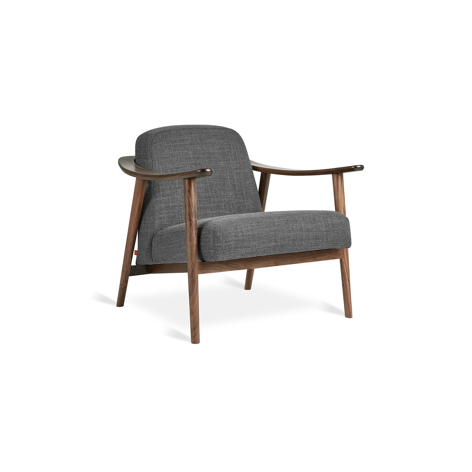 Baltic Chair, Walnut, Andorra Pewter Performance Basketweave