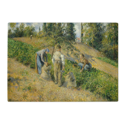 The Harvest by Camille Pissarro Chopping Board