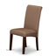 Ensemble de 5 pièces pour coin-repas pour 4 personnes comprenant une table de salle à manger carrée et 4 chaises Parson en lin beige clair et chêne-1648444225-1648444224-1743687463