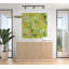 Murale botanique pelez et collez - citron jardin printanier-106816886