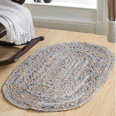 Cheyenne Striped Jute / Sisal Hand Woven Area Rug