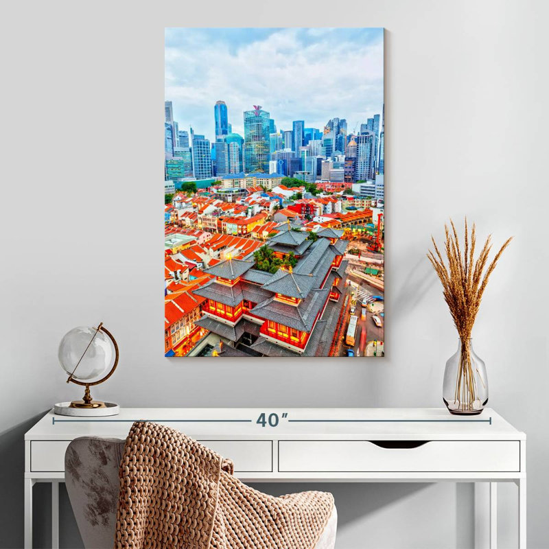 Quartier chinois Sireci, H 30 po x l 20 po