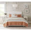 Ensemble de courtepointe en percale de coton 6 pièces avec coussins Coral Queen-125341139-125341138