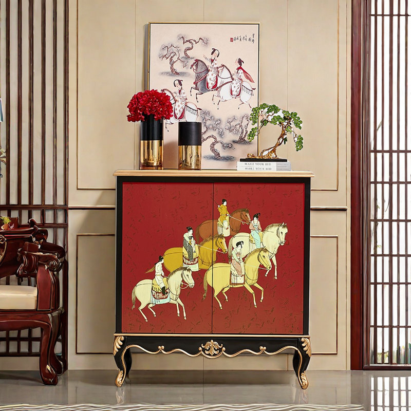 Armoire à chaussures rouge 20 paires