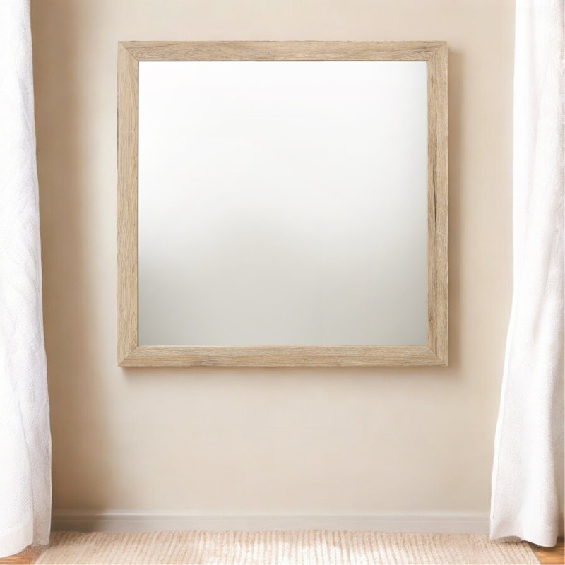 Miroir manufacturé, 40 po x 40 po, Naturel
