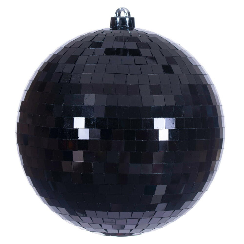 8'' Ball Ornament, Black