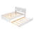 Full Bed With Trundle,Bookcase,White-490573930-490573844
