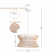 Arba 3 - Light Dimmable Drum Chandelier