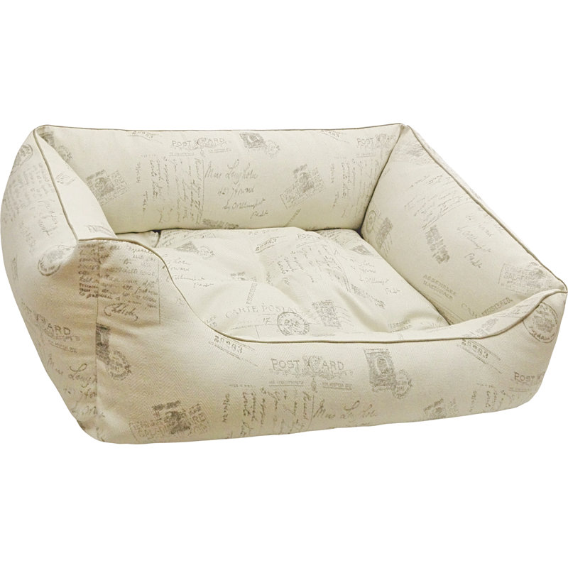 Orthopedic Polyester Pet Bed, Taupe, Large (90cm W x 60cm D x 30cm H)