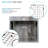 25'' L x 22'' W Satin Brushed Laundry Sink