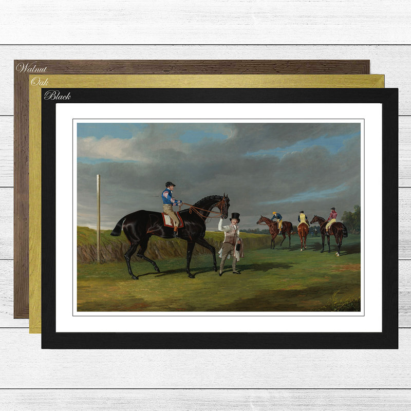 John Frederick Herring Sr - Single Picture Frame Painting, Black