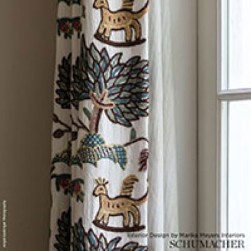 Colonial Crewel Fabric