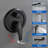 Rain Shower System With Tub Spout 3 Function Shower Faucet Set Contain 12 Inch Shower Head And Handheld Shower Trim Kit Valve Cartridge Included-125522664