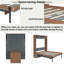 Lit escamotable avec bureau pliable Murphy-499283060