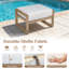 Chaises longues avec coussins et repose-pieds Hamarto-1209553624