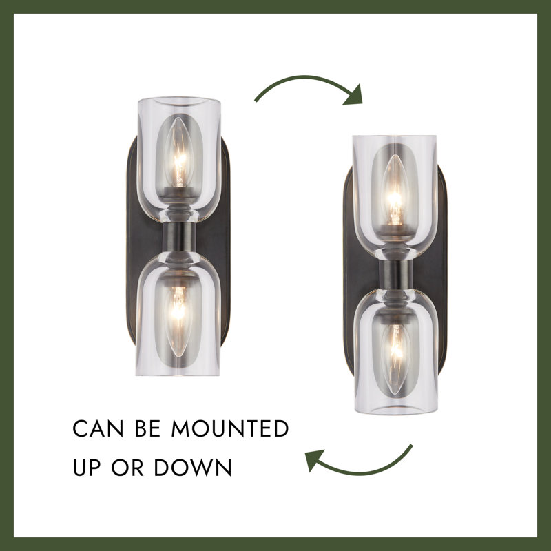 Lucian 2 - Light Bath Bar, Alabaster/Polished Nickel