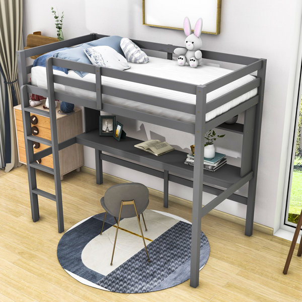 Harriet Bee Ajalon Kids Twin Loft Bed & Reviews | Wayfair
