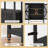 70.9H Bookcase 6 Tier, " Convertible Tall Bookshelf With 6 Fabric Drawers-114207743