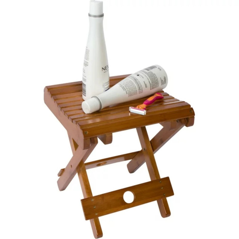 Banc de douche en bambou 11,4 po Langridge