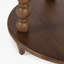 Isabel Spindle Solid Wood Round End Table-1287150935-1287150933