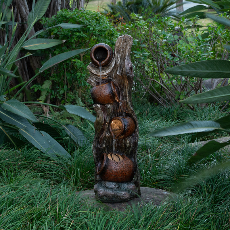 Fontaine cascade d'extérieur 35 po, 35"