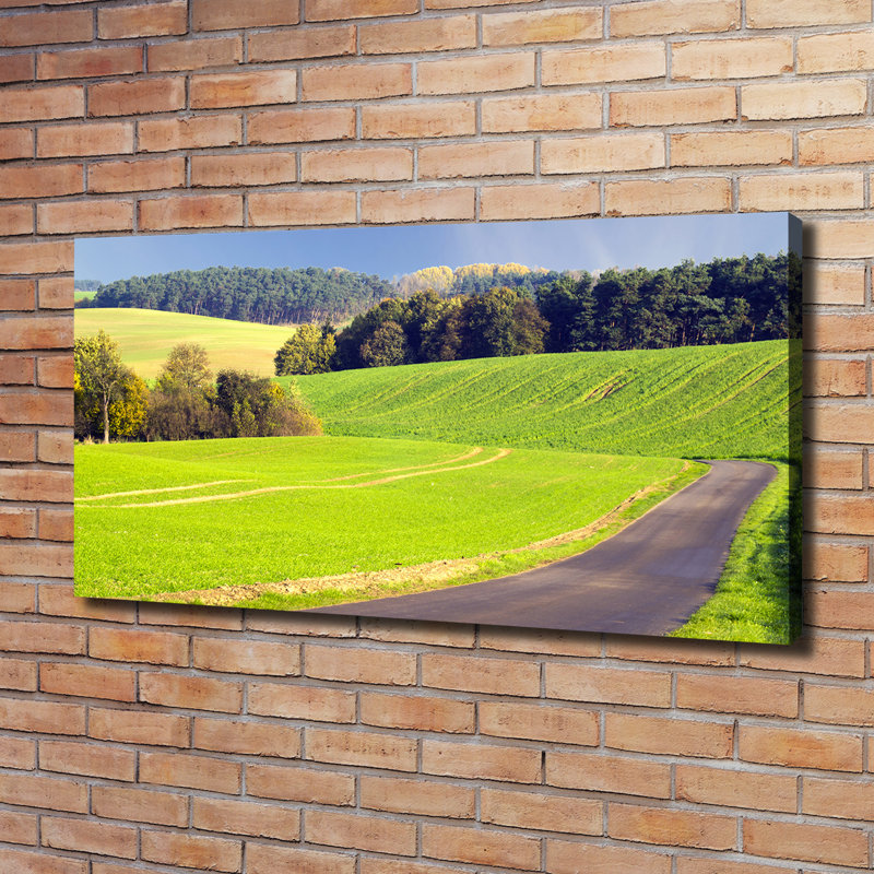 Dirt Road - Wrapped Canvas Print