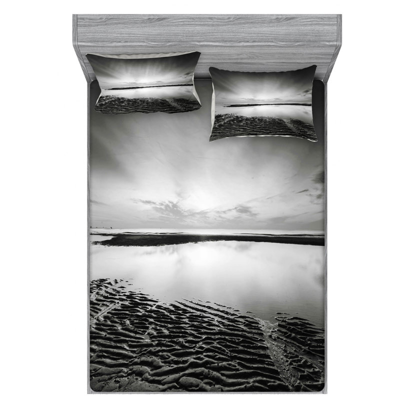Microfiber Sheet Set, Queen Sheet Set + Fitted Sheet + 2 Pillowcases