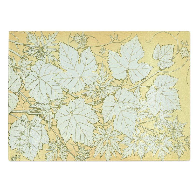Glass Leaves From Nature No. 2 by Owen Jones Chopping Board, 28.5 cm W x 20 cm L