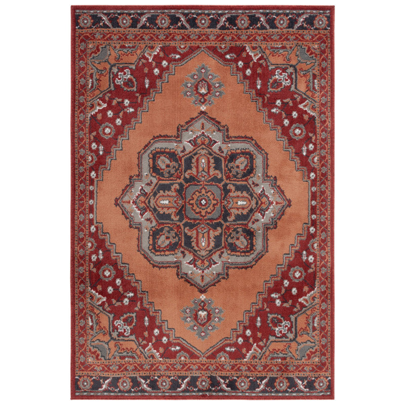 Manojlo Performance Oriental Rug, Square 6'7"