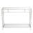 Brunellesco 40.16'' Glass Top Console Table