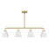 Hashimoto 4-Light Linear Chandelier 