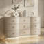 Ensemble de chambre à coucher 5 pièces Banas King-1244777668-1244777671