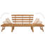 Tonasket Solid Wood Acacia Outdoor Bench