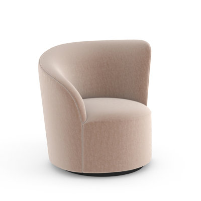 Whorl CAL117 Compliant 31'' Wide Swivel Barrel Chair