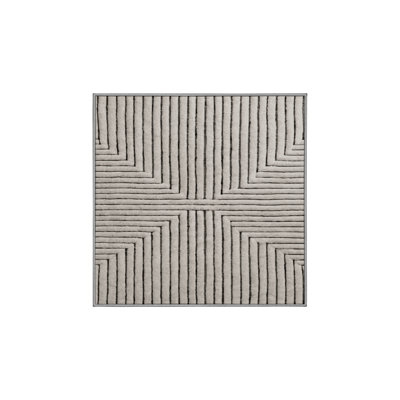 Machine Washable Gray Area Rug GSIX03622