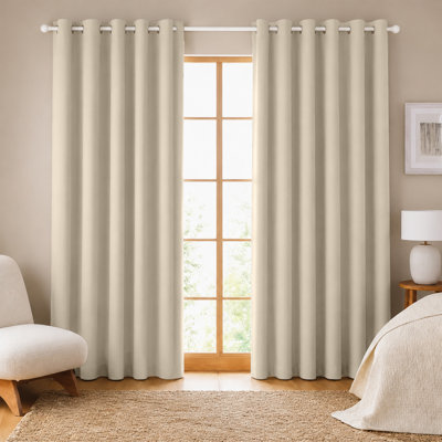 260 GSM Thermal Blackout Eyelet Curtains