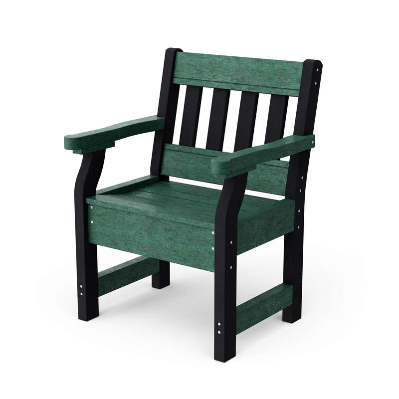 Chaise de jardin Heritage, Vert gazon / Noir