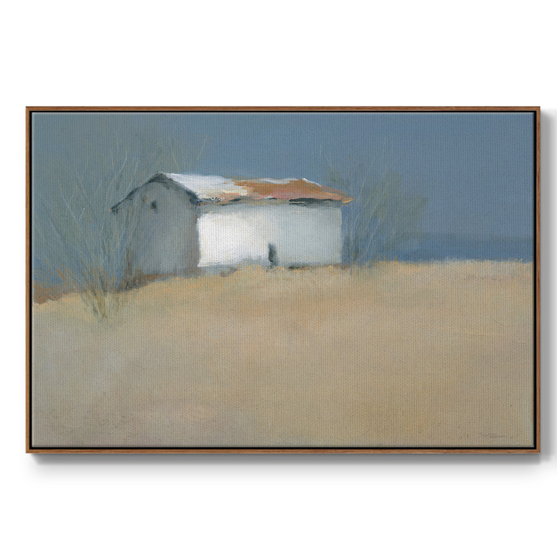 Old Homestead, reproduction d'art sur toile, H 27 po x l 41 po x P 2 po, Noyer
